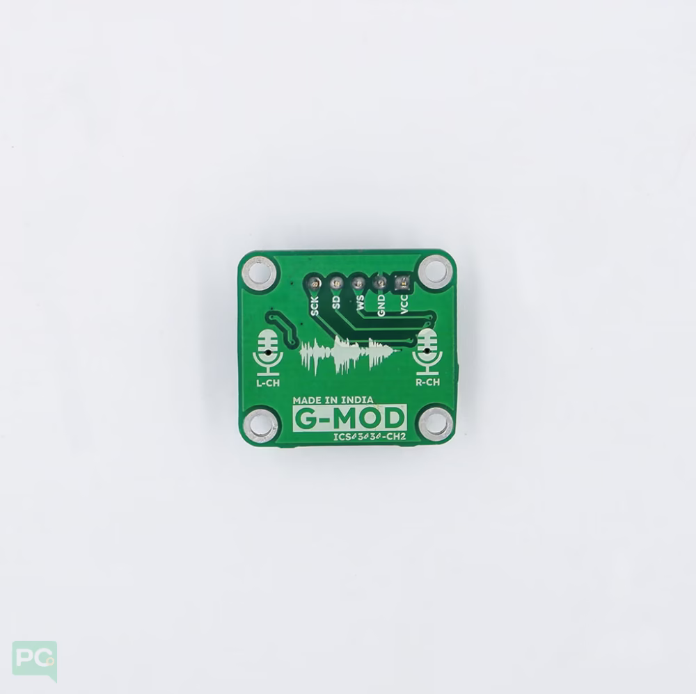 G-SENSE : ICS-43434 2CH MEMS High Precision Omnidirectional Microphone I2S - Image 2