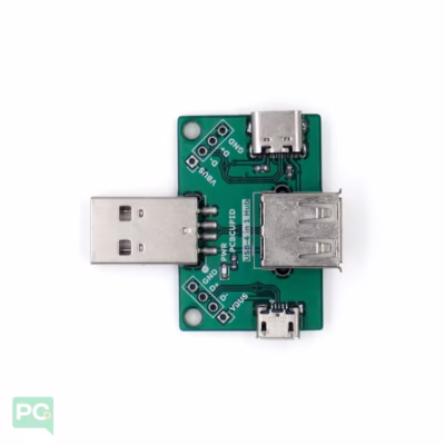 4 in 1 USB Adapter Board Male To Female Micro USB And Type-C USB 4Pin